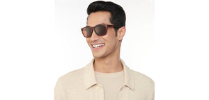 Tortoise Wayfarer Full Rim Unisex Sunglasses by Vincent Chase Online-206281
