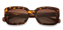 Load image into Gallery viewer, Tortoise Rectangle Full Rim Unisex Sunglasses by John Jacobs-216887