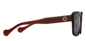 Tortoise Rectangle Full Rim Unisex Sunglasses by John Jacobs-216888