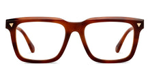 Load image into Gallery viewer, Tortoise Rectangle Full Rim Unisex Eyeglasses by John Jacobs-215741
