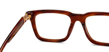 Load image into Gallery viewer, Tortoise Rectangle Full Rim Unisex Eyeglasses by John Jacobs-215741