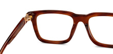Load image into Gallery viewer, Tortoise Rectangle Full Rim Unisex Eyeglasses by John Jacobs-225014