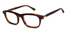 Load image into Gallery viewer, Tortoise Rectangle Full Rim Unisex Eyeglasses by John Jacobs-215748