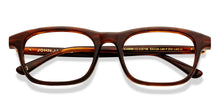 Load image into Gallery viewer, Tortoise Rectangle Full Rim Unisex Eyeglasses by John Jacobs-215748