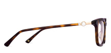 Load image into Gallery viewer, Tortoise Rectangle Full Rim Unisex Eyeglasses by John Jacobs-225398