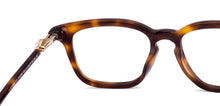 Load image into Gallery viewer, Tortoise Rectangle Full Rim Unisex Eyeglasses by John Jacobs-225398