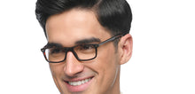 Load image into Gallery viewer, Tortoise Rectangle Full Rim Unisex Eyeglasses by Vincent Chase-210272