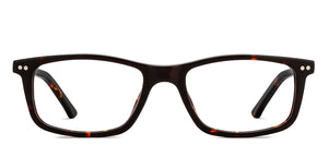 Tortoise Rectangle Full Rim Unisex Eyeglasses by Vincent Chase-210272