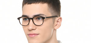 Tortoise Round Full Rim Unisex Eyeglasses by Vincent Chase-210278