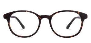 Tortoise Round Full Rim Unisex Eyeglasses by Vincent Chase-210278