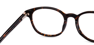 Tortoise Round Full Rim Unisex Eyeglasses by Vincent Chase-210278