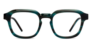Tortoise Square Full Rim Unisex Eyeglasses by John Jacobs-215751