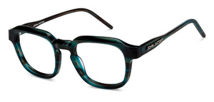 Tortoise Square Full Rim Unisex Eyeglasses by John Jacobs-215751