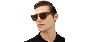 Tortoise Wayfarer Full Rim Unisex Sunglasses by John Jacobs-213147