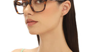 Load image into Gallery viewer, Tortoise Wayfarer Full Rim Unisex Eyeglasses by John Jacobs-216845