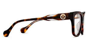 Tortoise Wayfarer Full Rim Unisex Eyeglasses by John Jacobs-216845