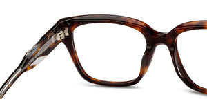 Tortoise Wayfarer Full Rim Unisex Eyeglasses by John Jacobs-216845