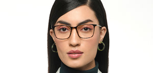 Tortoise Square Full Rim Unisex Eyeglasses by Lenskart Air-215401