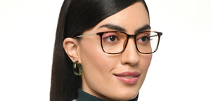 Tortoise Square Full Rim Unisex Eyeglasses by Lenskart Air-215401