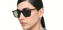 Load image into Gallery viewer, Tortoise Rectangle Full Rim Unisex Sunglasses by John Jacobs-220526