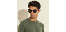 Load image into Gallery viewer, Tortoise Round Full Rim Unisex Sunglasses by John Jacobs-220521