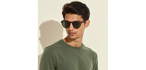 Tortoise Round Full Rim Unisex Sunglasses by John Jacobs-220521