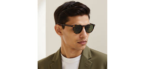 Tortoise Round Full Rim Unisex Sunglasses by John Jacobs-220521