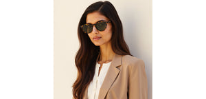 Tortoise Round Full Rim Unisex Sunglasses by John Jacobs-220521