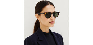 Tortoise Round Full Rim Unisex Sunglasses by John Jacobs-220521