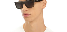 Load image into Gallery viewer, Tortoise Rectangle Full Rim Unisex Sunglasses by John Jacobs-216878
