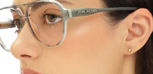 Load image into Gallery viewer, Grey Aviator Full Rim Unisex Eyeglasses by John Jacobs-215749