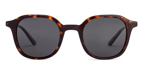 Tortoise Square Full Rim Unisex Sunglasses by John Jacobs-220518