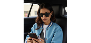 Tortoise Square Full Rim Unisex Sunglasses by John Jacobs-220523