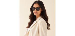 Tortoise Square Full Rim Unisex Sunglasses by John Jacobs-220523