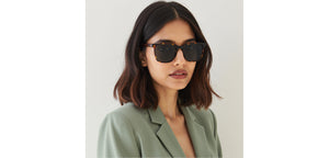 Tortoise Square Full Rim Unisex Sunglasses by John Jacobs-220523