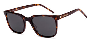 Tortoise Square Full Rim Unisex Sunglasses by John Jacobs-220523