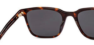 Tortoise Square Full Rim Unisex Sunglasses by John Jacobs-220523