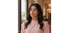Load image into Gallery viewer, Gold Square Rimless Women Eyeglasses by Lenskart-232207