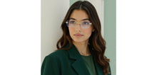 Load image into Gallery viewer, Gold Square Rimless Women Eyeglasses by Lenskart-232208