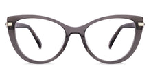 Load image into Gallery viewer, Transparent Black Cat Eye Full Rim Women Eyeglasses by John Jacobs-225394