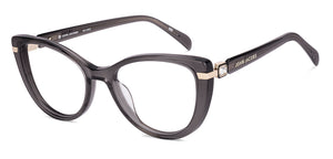 Transparent Black Cat Eye Full Rim Women Eyeglasses by John Jacobs-225394