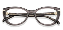 Load image into Gallery viewer, Transparent Black Cat Eye Full Rim Women Eyeglasses by John Jacobs-225394