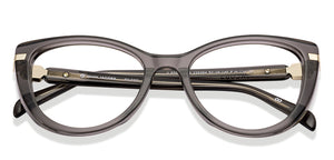 Transparent Black Cat Eye Full Rim Women Eyeglasses by John Jacobs-225394