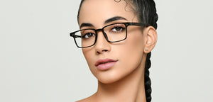 Transparent Black Rectangle Full Rim Unisex Eyeglasses by Lenskart Air-222489