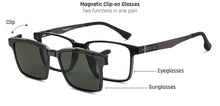 Load image into Gallery viewer, Transparent Black Rectangle Full Rim Unisex Eyeglasses by Lenskart Air-222489