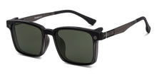 Load image into Gallery viewer, Transparent Black Rectangle Full Rim Unisex Eyeglasses by Lenskart Air-222489