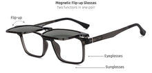 Load image into Gallery viewer, Transparent Black Rectangle Full Rim Unisex Eyeglasses by Lenskart Air-222489