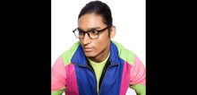 Load image into Gallery viewer, Transparent Black Rectangle Full Rim Unisex Eyeglasses by Lenskart Air-222489