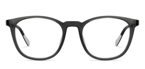 Black Round Full Rim Unisex Eyeglasses by John Jacobs-229390