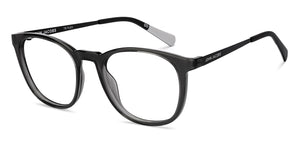 Black Round Full Rim Unisex Eyeglasses by John Jacobs-229390